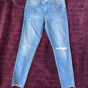 Joe's Jeans Blue Skinny Distressed Denim